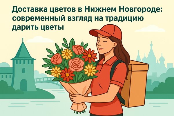 Доставка цветов в Нижнем Новгороде: современный взгляд на традицию дарить цветы